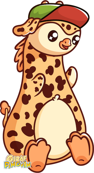 GirafPingvin — the first finished drawing