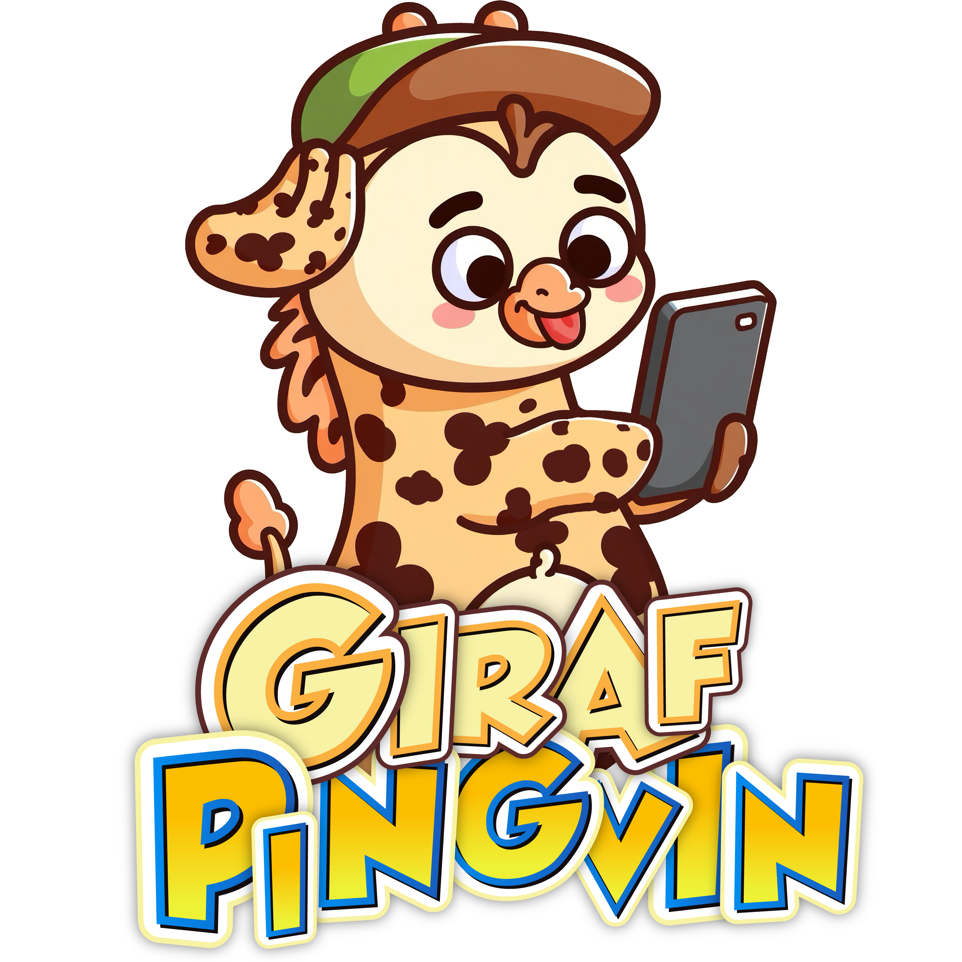 GirafPingvin Selfie Pose