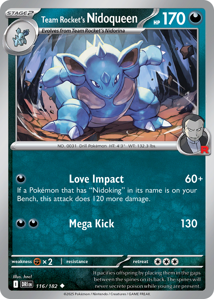 Team Rocket's Nidoqueen 116
