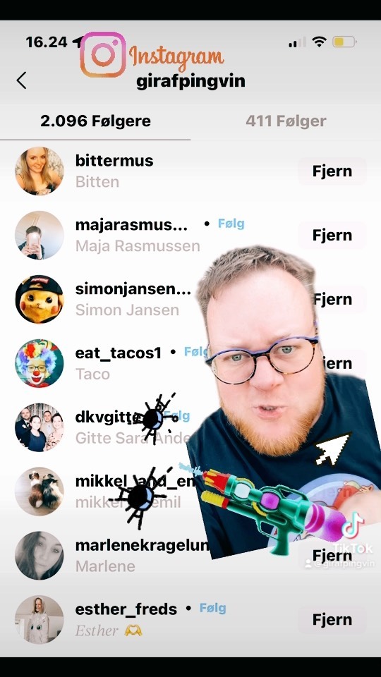 Følgerkærlighed og Skarpe Skud 🔫💛