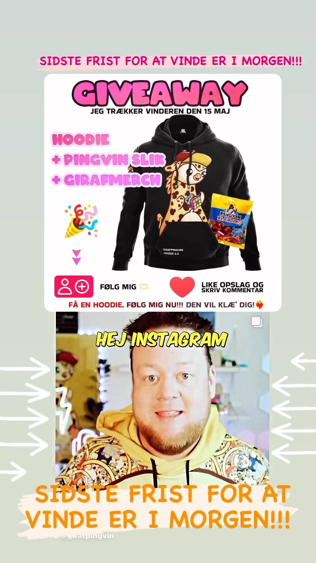Vind Hoodie: Følg, Like & Kommenter! 🎉
