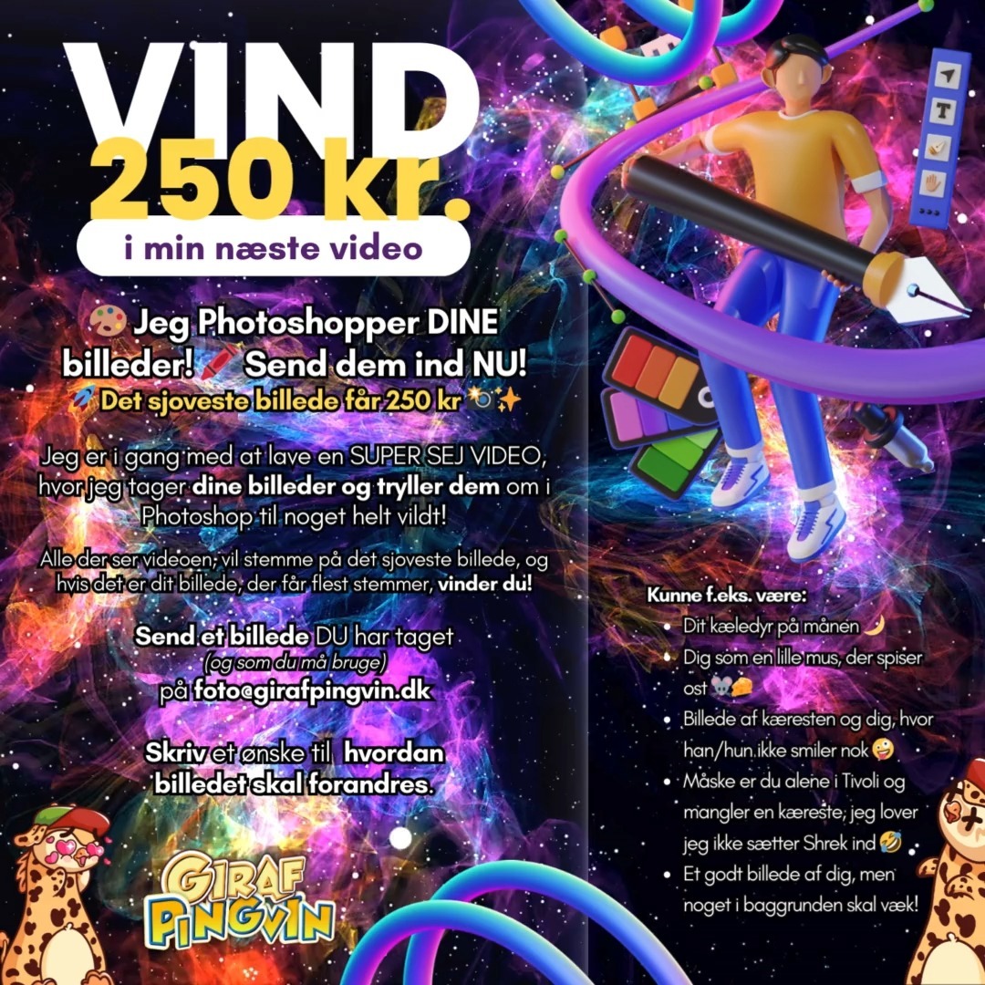 Forvandl Dine Billeder ⚡ Vind 250 kr!