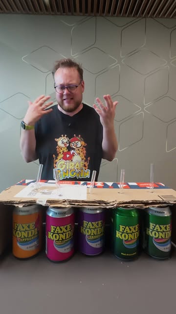 Faxe Kondi tastetest challenge 🥤🤔